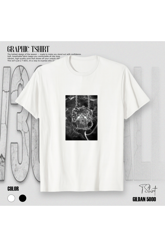 Tough Guy Jewelry Retro Fun Style Bold Character Graphic Unisex T-Shirt, up to size 5XL