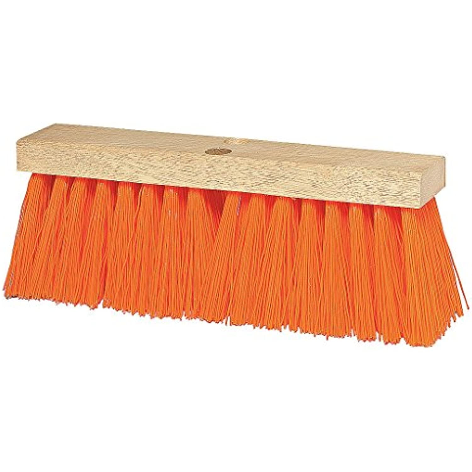 Tough Guy Orange Polypropylene Heavy Duty Push Broom