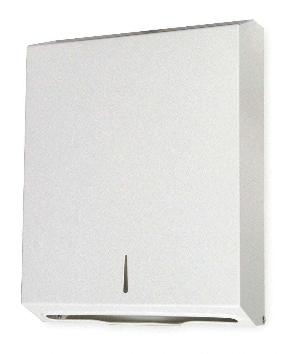 Tough Guy Paper Towel Dispenser,White 1ECK7