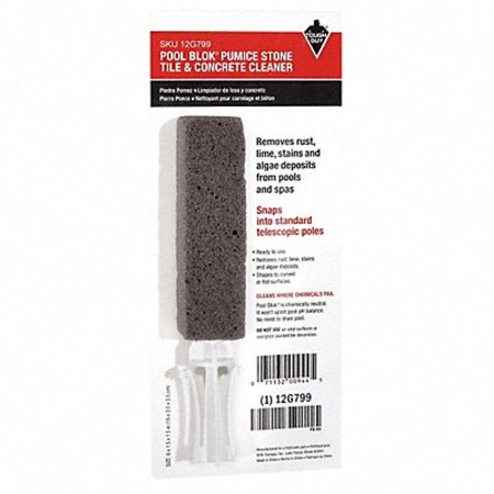 Tough Guy Pool Concrete-Tile Cleaner,6 in L,Gray 12G799 12G799 ZO-G4341111