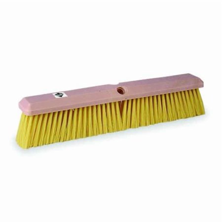 Tough Guy Push Broom Head,Threaded,18" Sweep Face 1A840