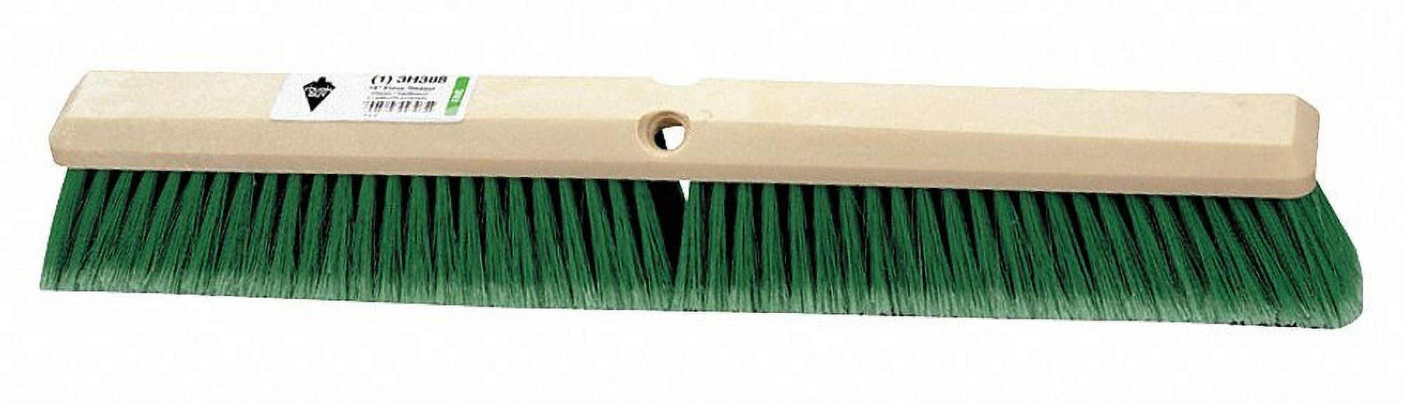 Tough Guy Push Broom Head,Threaded,18" Sweep Face 3U766 3U766 ZO