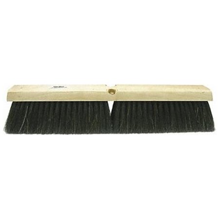Tough Guy Push Broom Head,Threaded,24" Sweep Face 4KNA3