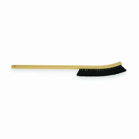1 in W Radiator Brush, 15 in L Handle, 10 in L Brush, Black, Plastic, 24 in L Overall