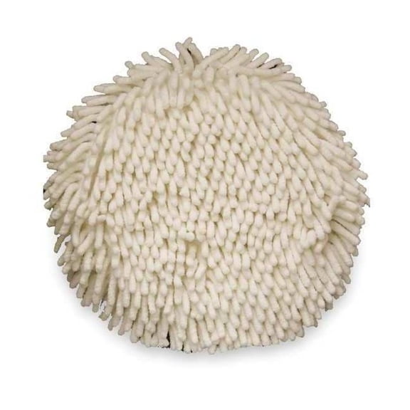 Tough Guy Wash Pad, 9"L, 9"W, Microfiber, White 2ZPE2