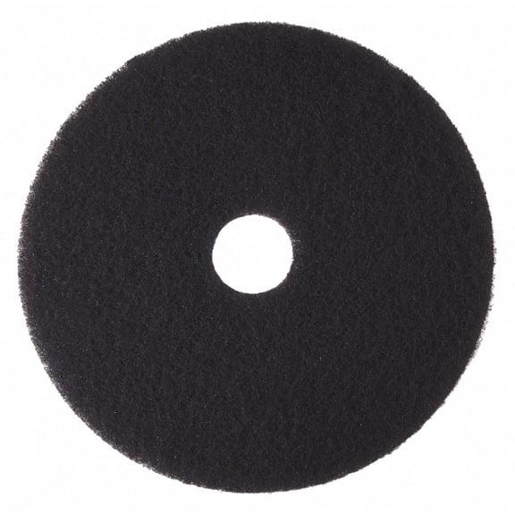 Tough Guy Stripping Pad,Black,Size 13",Round,PK5 402W15