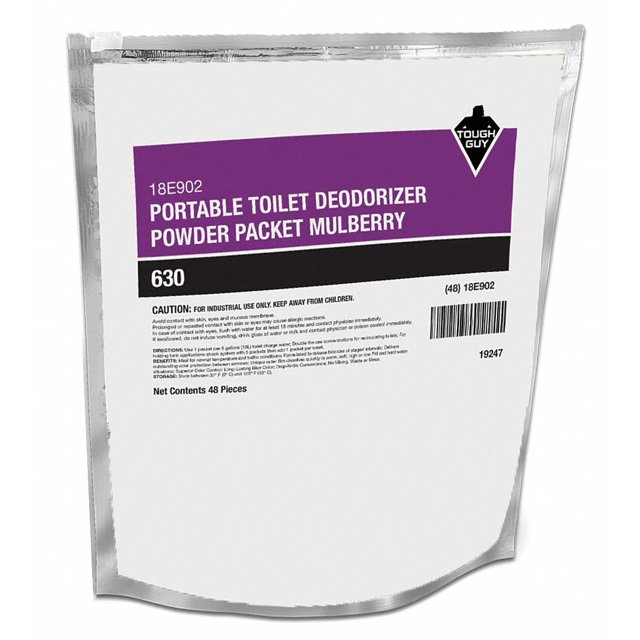 Tough Guy Toilet Deodorizer,35 g,Packet,PK50 18E902