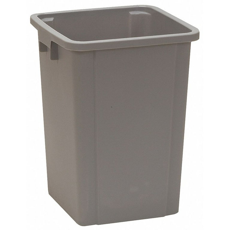PRO&Family 88 Qt. / 22 Gallon / 83 Liters Gray Round Tall Trash Can. Trash  Bin Kitchen Trash Can Recycling Bins Plastic Bin Garbage Can.