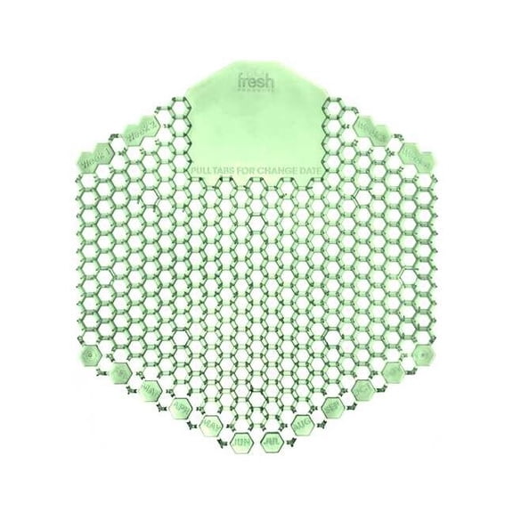 Tough Guy Urinal Screen, Cucumber Melon,PK10 36WE53