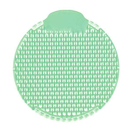 Tough Guy Urinal Screen,Round,Green,2 lb,PK10 55FJ82