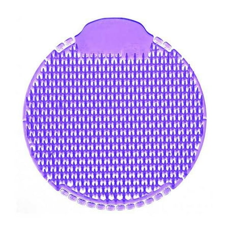 Tough Guy Urinal Screen,Round,Purple,2 lb,PK10 55FJ84