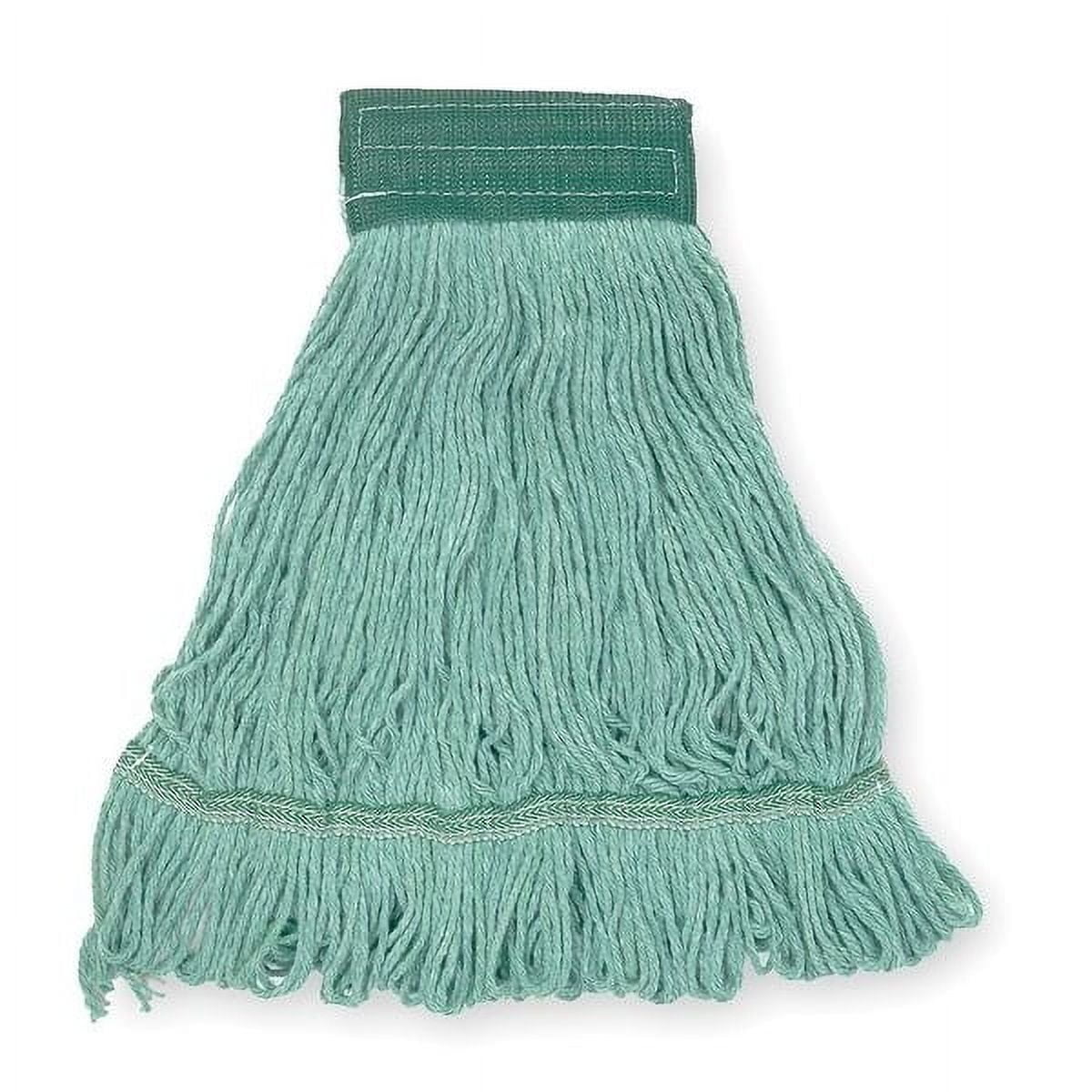 Tough Guy Wet Mop,Green,Rayon 1TYX7