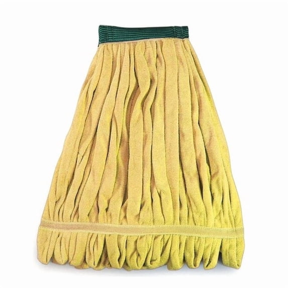 Tough Guy Wet Mop,Yellow,Microfiber 6PVY9