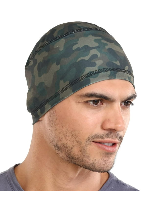 Cooling Skull Lightweight Unisex Hat, Polyester, Military Camo