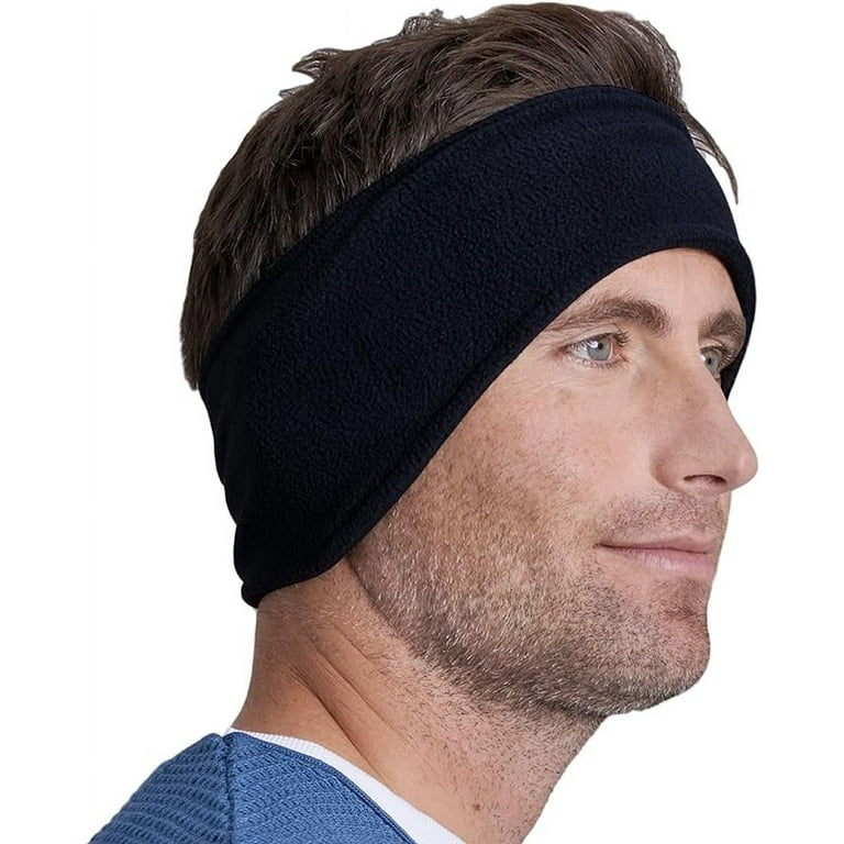 Women Men Winter Ponytail Headband Fleece Ear Cover Keep Warmer