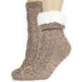 thumbnail image 1 of Tough Land Slipper Socks for Women with Grippers Non Slip, Sherpa Lined Slipper Socks, 1 of 4