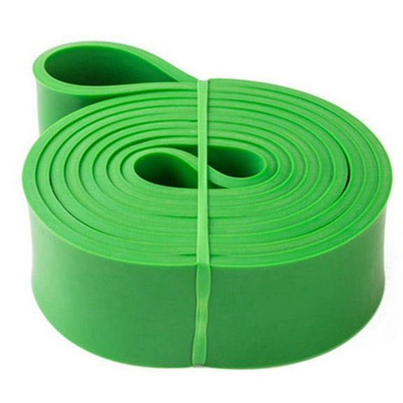 Tough Latex Resistance Band Elastic Exercise Strength Pull-Ups Auxiliary Band Strengthening Train,4.4cm,Green