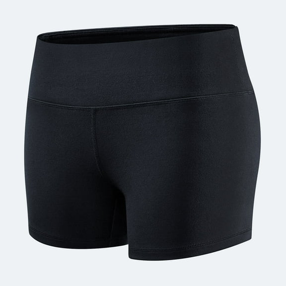 Tough Mode Women's 3" 5" Mid-Waisted Athletic Running Workout Volleyball Spandex Gym Dance Crossfit WOD Lifting Active Soccer Sports Training Compression Booty Shorts