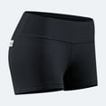 thumbnail image 1 of Tough Mode Women's 3" 5" Mid-Waisted Athletic Running Workout Volleyball Spandex Gym Dance Crossfit WOD Lifting Active Soccer Sports Training Compression Booty Shorts, 1 of 6