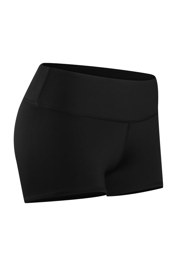 Women's 3" Athletic Running Workout Volleyball Spandex Gym Dance Crossfit WOD Lifting Active Soccer Sports Training Compression Booty Shorts