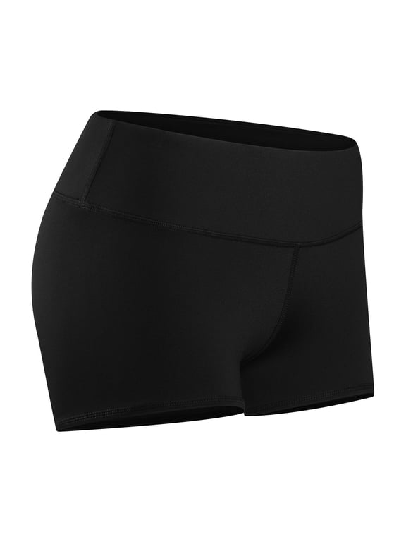 Women's 3" Athletic Running Workout Volleyball Spandex Gym Dance Crossfit WOD Lifting Active Soccer Sports Training Compression Booty Shorts