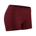 thumbnail image 1 of Tough Mode Women's 3" Athletic Running Workout Volleyball Spandex Gym Dance Crossfit WOD Lifting Active Soccer Sports Training Compression Booty Shorts, 1 of 6