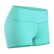 Tough Mode Women's 3" Athletic Running Workout Volleyball Spandex Gym Dance Crossfit WOD Lifting Active Soccer Sports Training Compression Booty Shorts