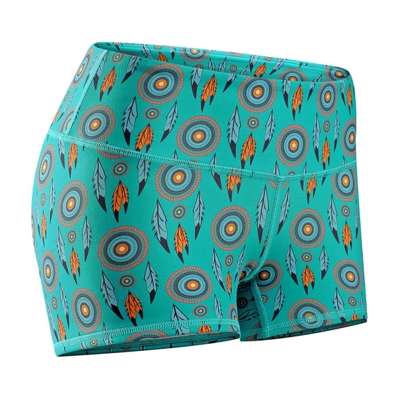 Tough Mode Women's 3" Athletic Running Workout Volleyball Spandex Gym Dance Crossfit WOD Lifting Active Soccer Sports Training Compression Booty Shorts