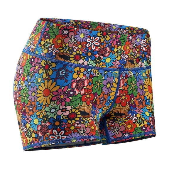 Tough Mode Women's 3" Athletic Running Workout Volleyball Spandex Gym Dance Crossfit WOD Lifting Active Soccer Sports Training Compression Booty Shorts