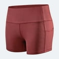 thumbnail image 1 of Tough Mode Women's 5" High Waist Yoga Athletic Running Workout Volleyball Spandex Gym Dance Crossfit WOD Lifting Active Soccer Sports Training Compression Booty Shorts Side Pockets, 1 of 8