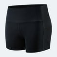 thumbnail image 1 of Tough Mode Women's 5" High Waist Yoga Athletic Running Workout Volleyball Spandex Gym Dance Crossfit WOD Lifting Active Soccer Sports Training Compression Booty Shorts Side Pockets, 1 of 8