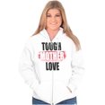 thumbnail image 1 of Tough Mother Motherhood Love Humor Zip Hoodie Sweatshirt Women Brisco Brands M, 1 of 6