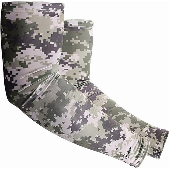 Tough Outdoors Sports Compression Arm Sleeves for Men & Women - Youth, Kids Basketball Shooting Sleeves - Football, Baseball