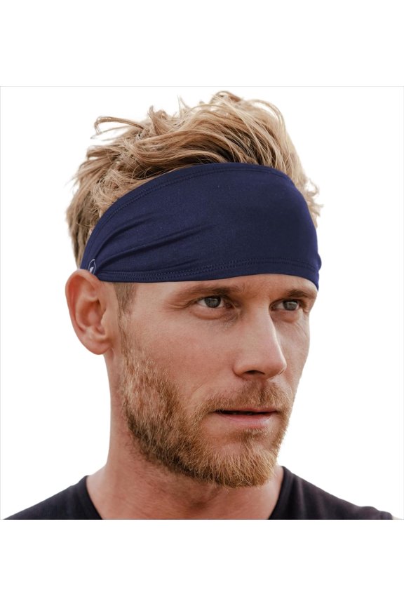 Tough Outfitters Headband for Men - Mens Headbands Working Out Sports Performance Head Bands Athletic Cycling Running Sweat Band, Football Men/Women