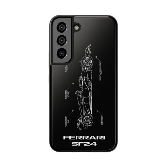 Tough Phone Case Formula Racing Red Team SF- 24 - Samsung Galaxy S22