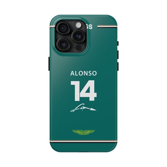 Tough Phone Case for ALO AM Team Formula Racing 2025 - iPhone 15 Pro Max