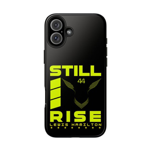 Pink Polar Apple iPhone 16 Plus for Hamilton Still Rise Yellow Phone Case