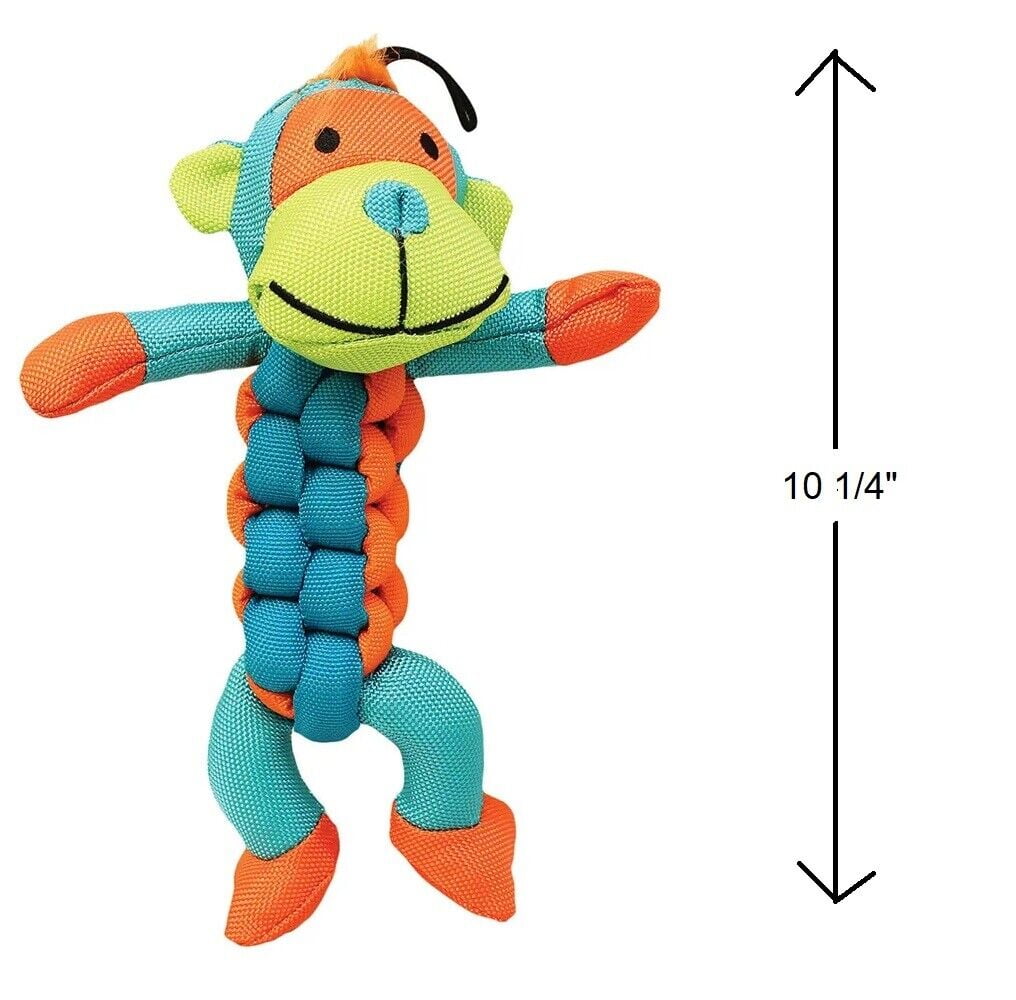Tough Rope Dog Toy Ballistic Twisters Chew Play Toss Engage Choose Color or Set (Multi)