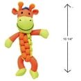 thumbnail image 1 of Tough Rope Dog Toy Ballistic Twisters Chew Play Toss Engage Choose Color or Set (Orange), 1 of 1
