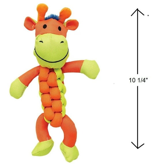 Tough Rope Dog Toy Ballistic Twisters Chew Play Toss Engage Choose Color or Set (Orange)