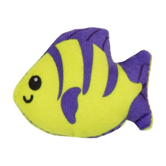 Pet Toys for Dogs Ball Throwers Dog Squeak Toys No Stuffing Fish Plush Pet Toys Creative Tropical Fish Pet Chew Toys Interactive Soothing