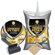 Tough Tech Coatings Customer Tough Repair Kit for RV Roof Sealant and Protects, Seamless Finish