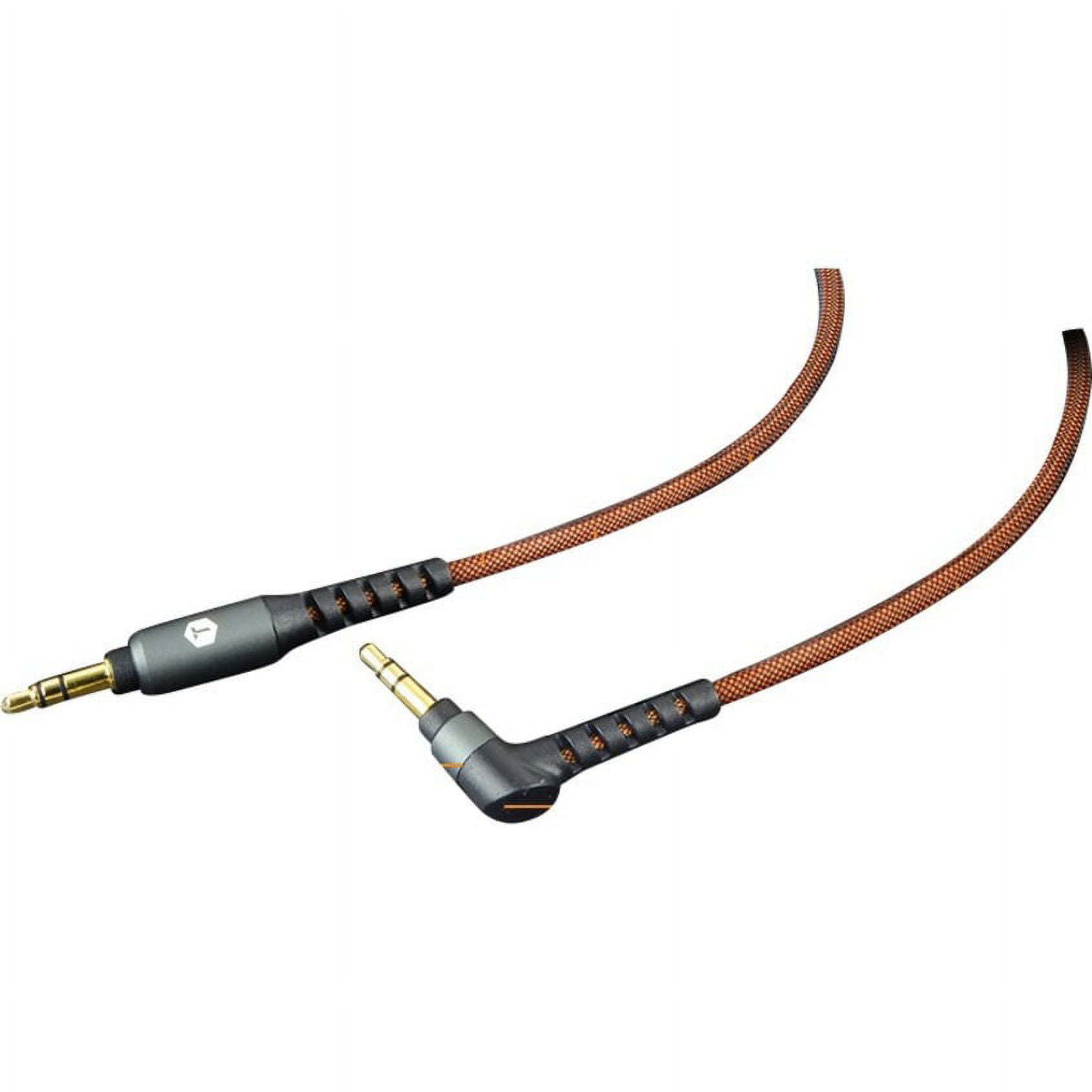 Tough Tested 8' PRO Armor Weave Cable With Slim Tip 3.5mm Aux