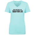 thumbnail image 1 of Tough Times Don't Last Womens V-Neck T-Shirt, 1 of 3