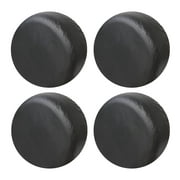 Tough Tire Covers for RV Wheel(4 Pack), Heavy Duty Thicken Sun Protectors for Truck Motorhome Boat Trailer Camper Van SUV, for Diameter 27"-29" Black