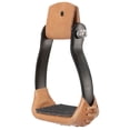 thumbnail image 1 of Tough 1 Aluminum Barrel Stirrups Black, 1 of 2