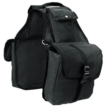 12 X Tough 1 Heavy Nyon Water Repellent Canvas Horse Saddle Bag Black