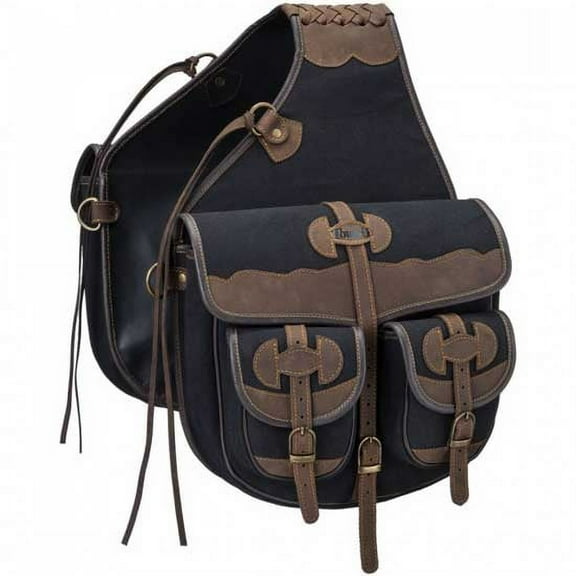 Tough1 Canvas Trail Bag w/ Leather Accents