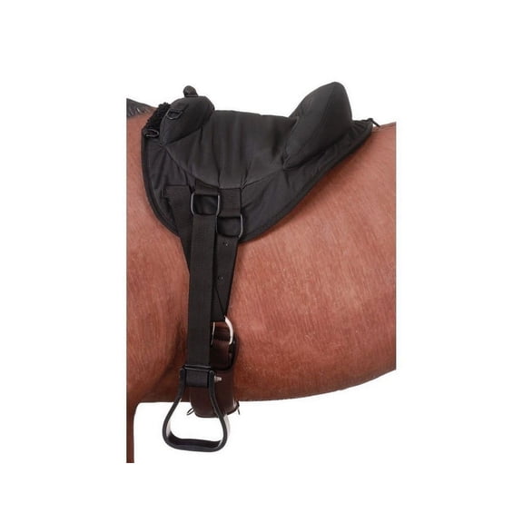 Tough 1 Saddle Pad Heavy Denier Bareback Youth 12" Black 31-911