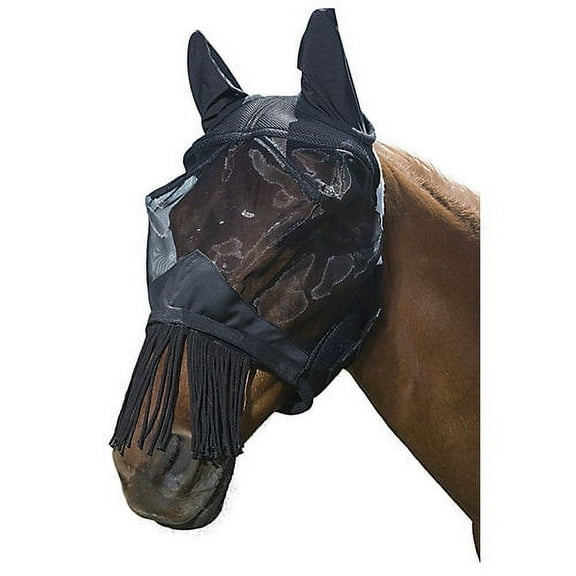 Tough1 Deluxe Comfort String Nose Fly Mask Blue